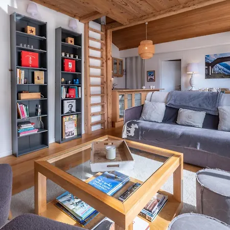 Beautiful With Superb View Of Mont Blanc Lägenhet Chamonix